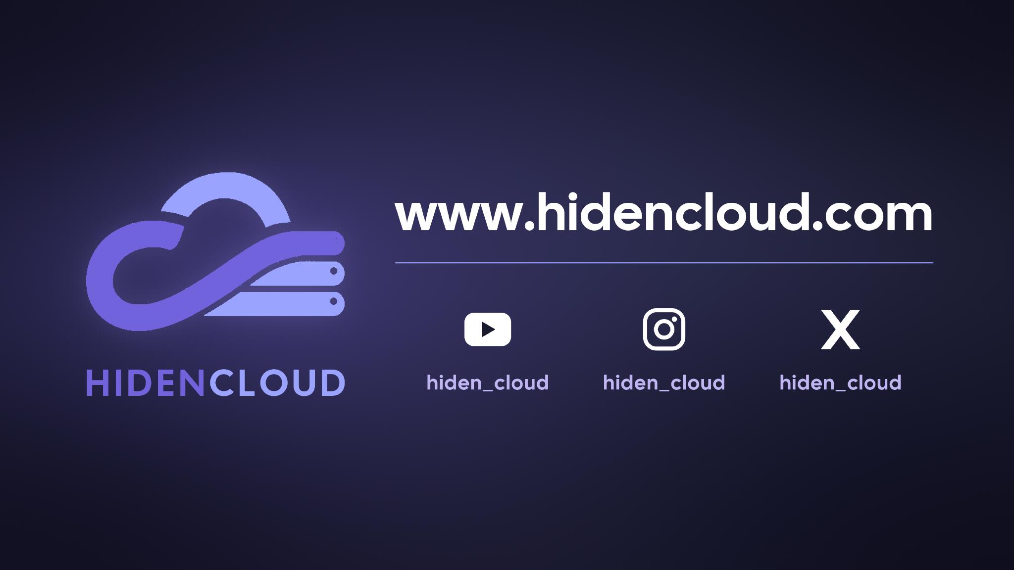 Discovery splash banner for HidenCloud Discord server