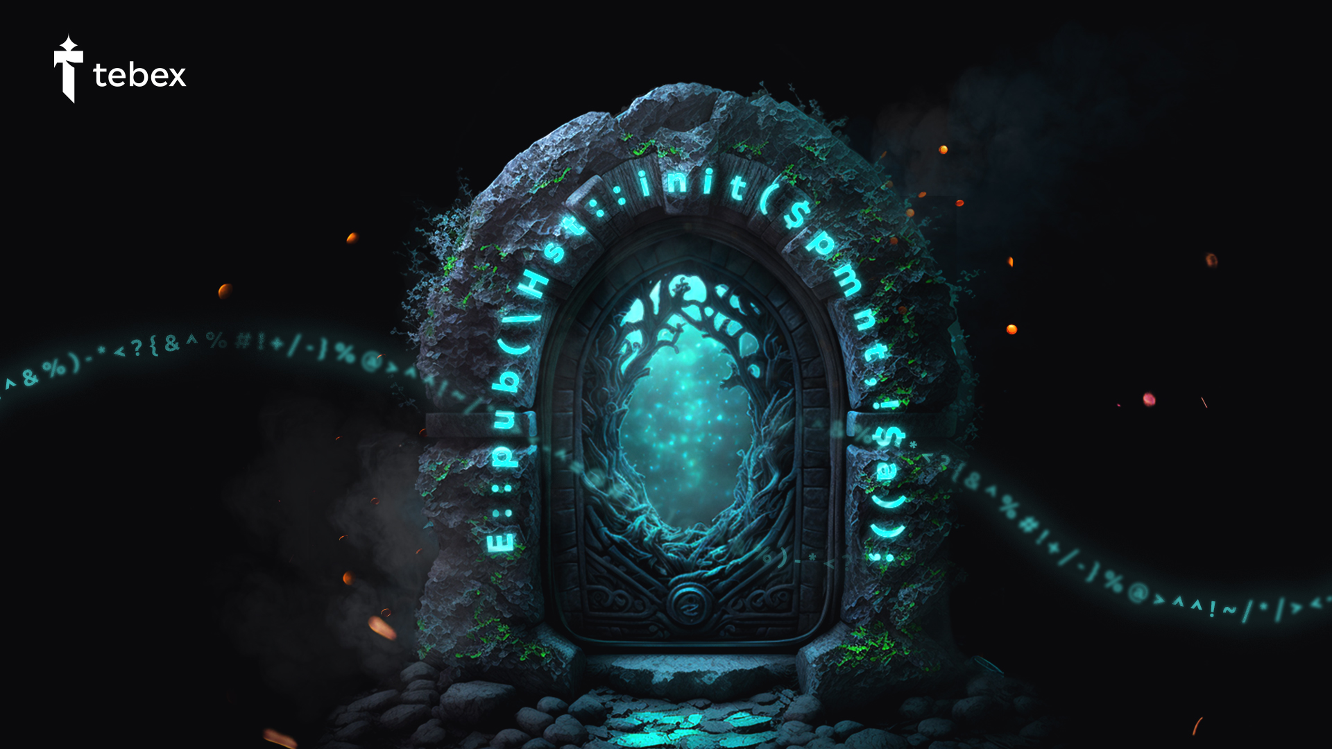 Discovery splash banner for Tebex Partners Discord server