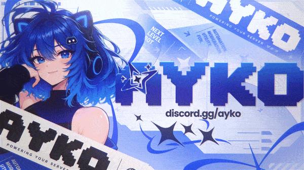 Discovery splash banner for Ayko™ 10K💙 Discord server