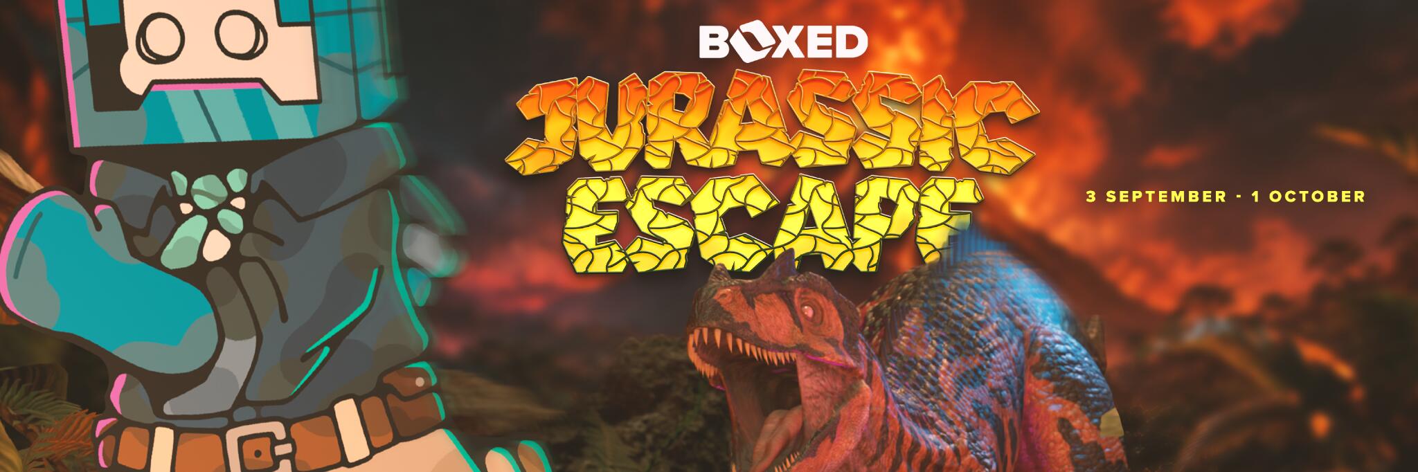 Discovery splash banner for BOXED.GG Discord server