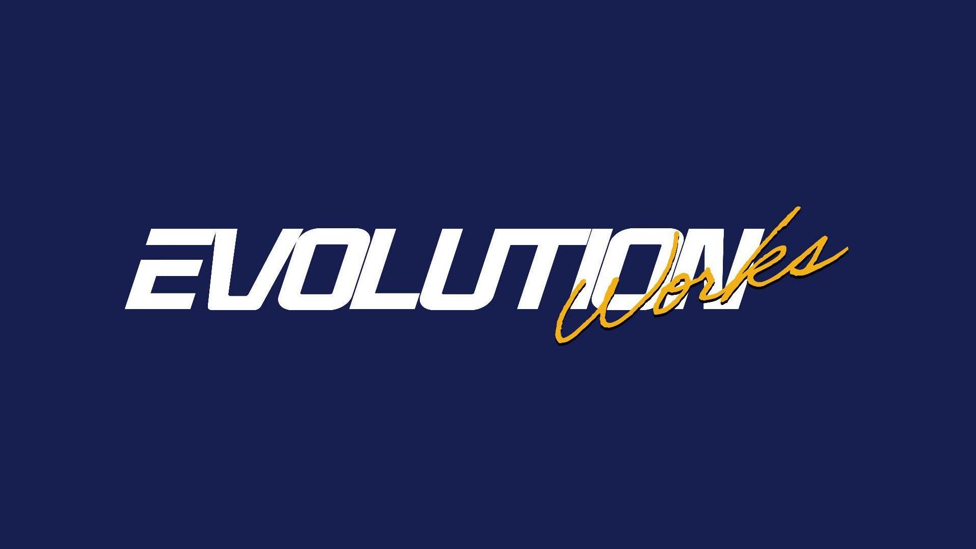 Discovery splash banner for Evolution Works Discord server
