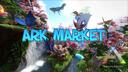 Discovery splash banner for Ark Survival Ascended Market (PvE Official) Discord server