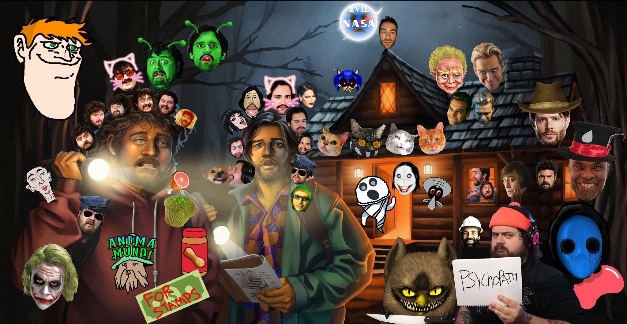 Discovery splash banner for CreepCast Discord server