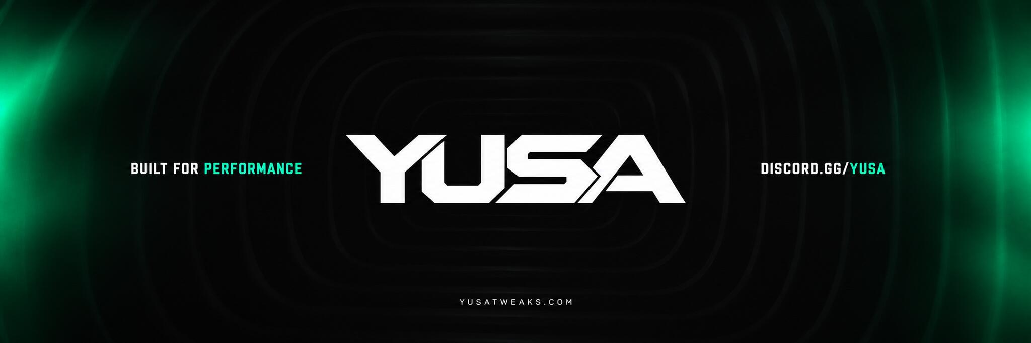 Discovery splash banner for Yusa Tweaks Discord server