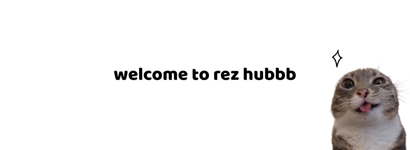 Discovery splash banner for Rez Hub Discord server