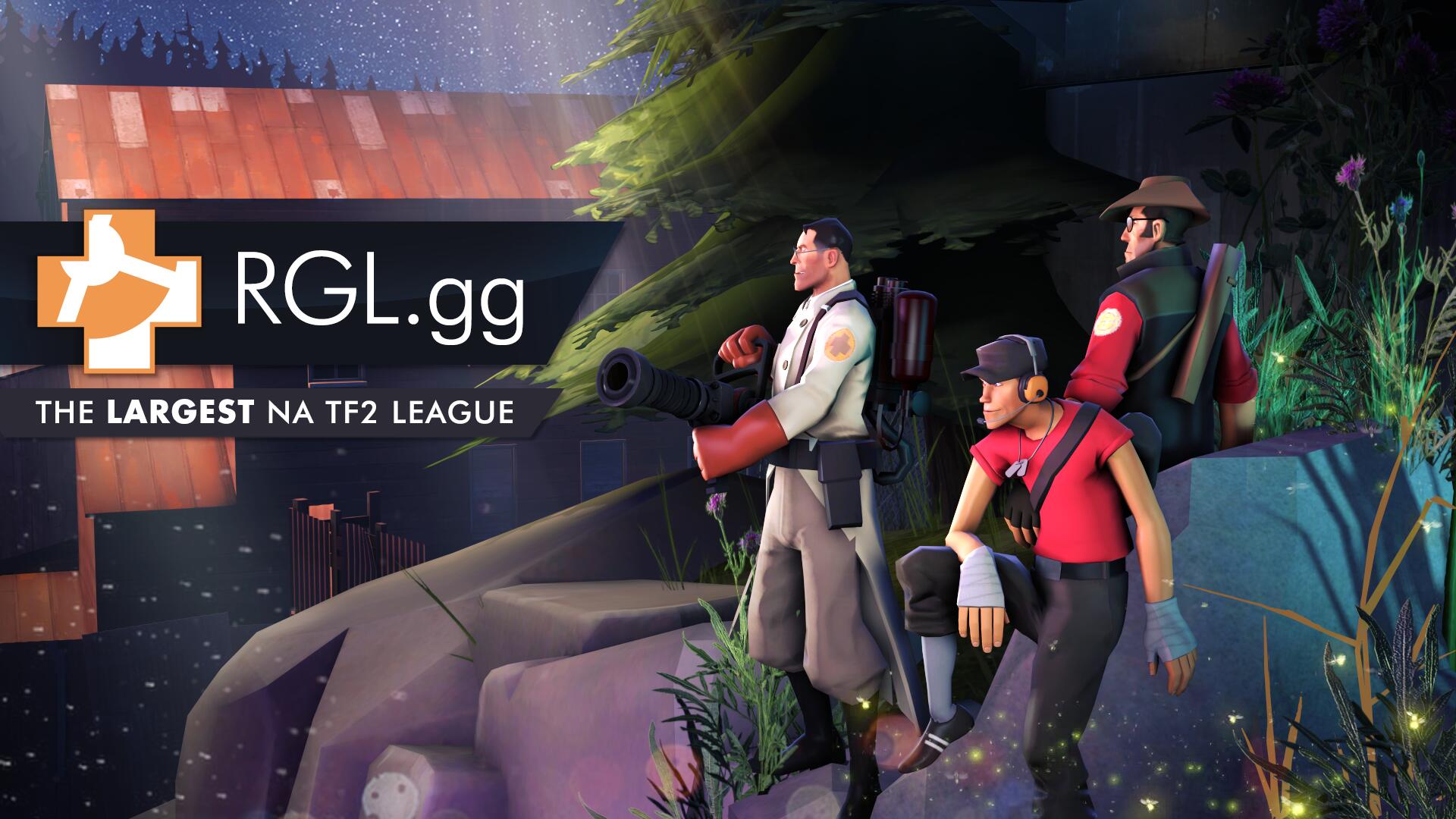 Discovery splash banner for RGL.gg Official Discord Discord server