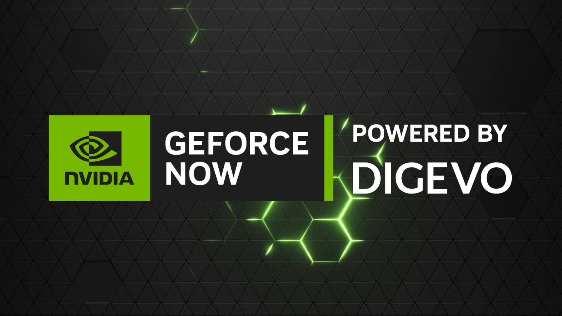 Discovery splash banner for GeForce NOW by Digevo Discord server