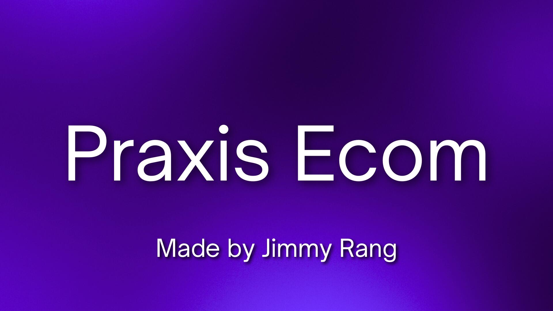 Discovery splash banner for Praxis Ecom Discord server