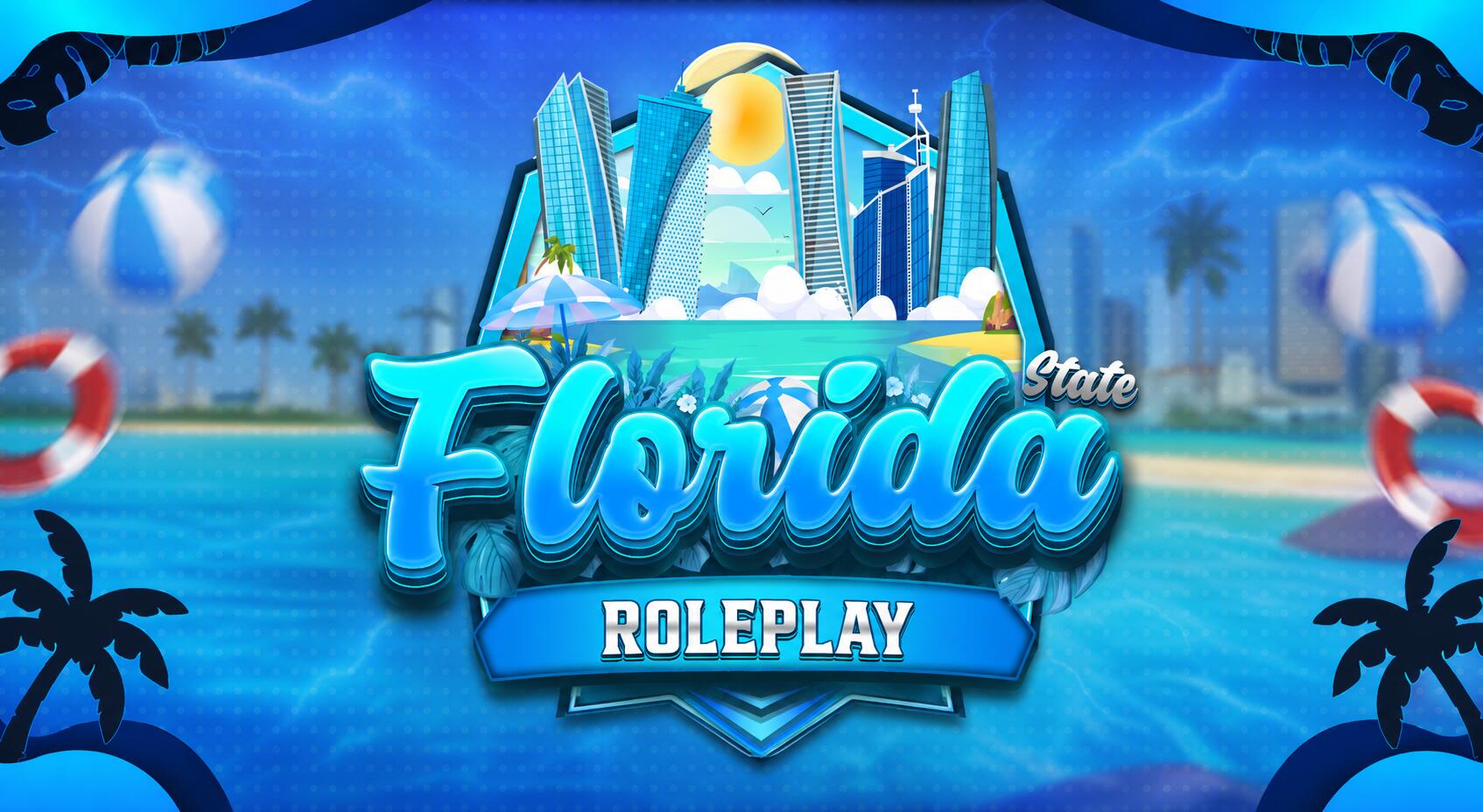 Discovery splash banner for Florida State Roleplay Discord server