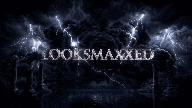 Discovery splash banner for Looksmaxing Official Discord server