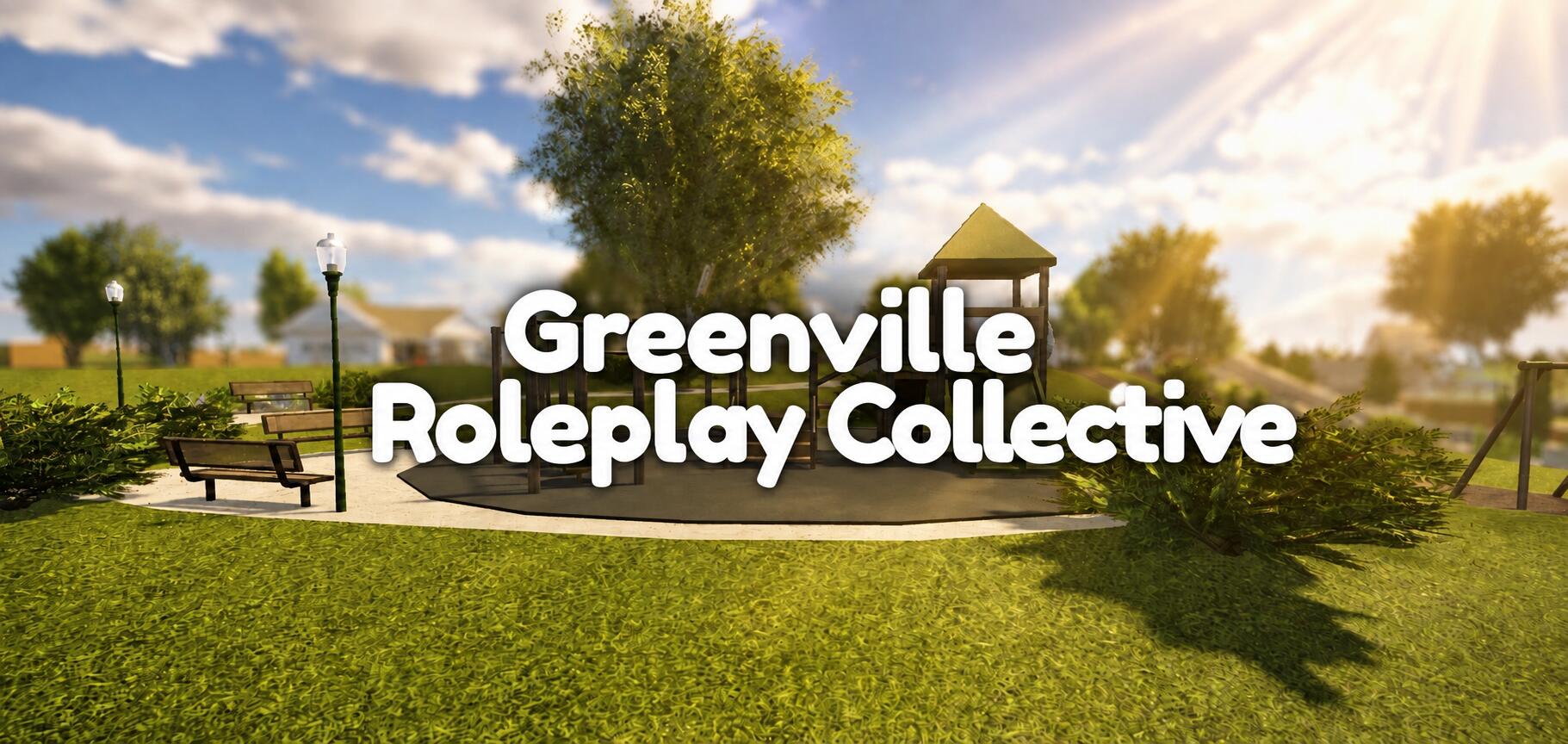 Discovery splash banner for GreenVille Roleplay Collective Discord server