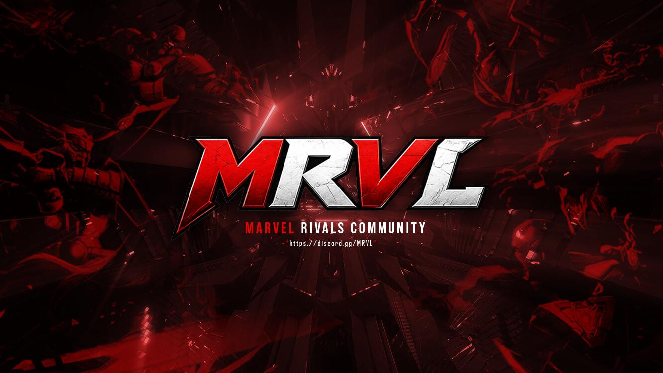 Discovery splash banner for Marvel Rivals Community Discord server