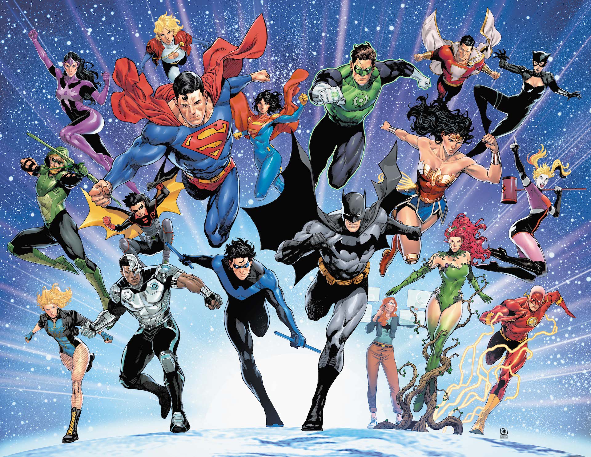 Discovery splash banner for /r/DCComics Discord server