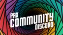 Discovery splash banner for PAX Community Discord server