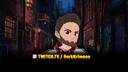 Discovery splash banner for Dark Vermilion City Discord server
