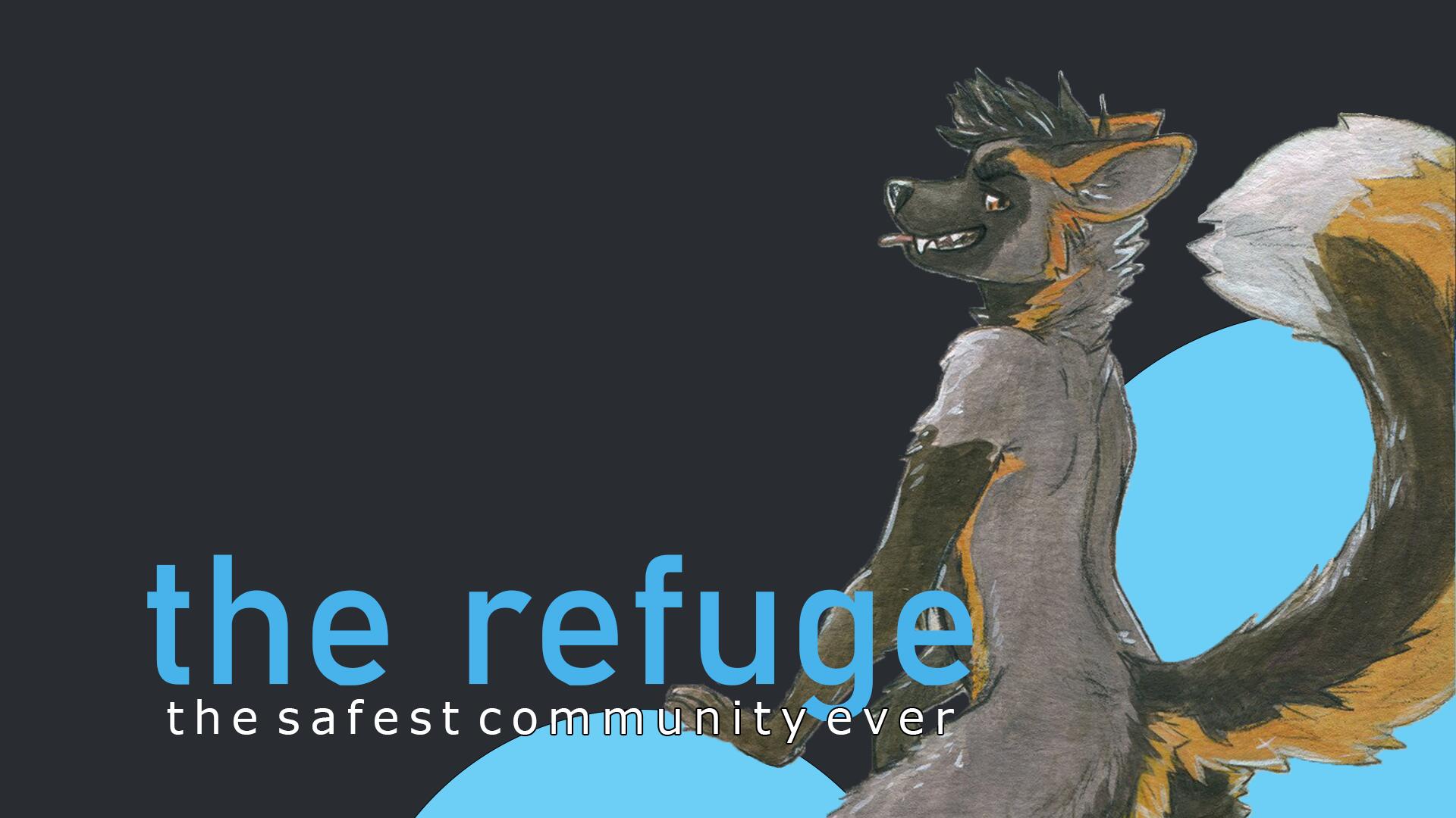 Discovery splash banner for The Furry Refuge Discord server