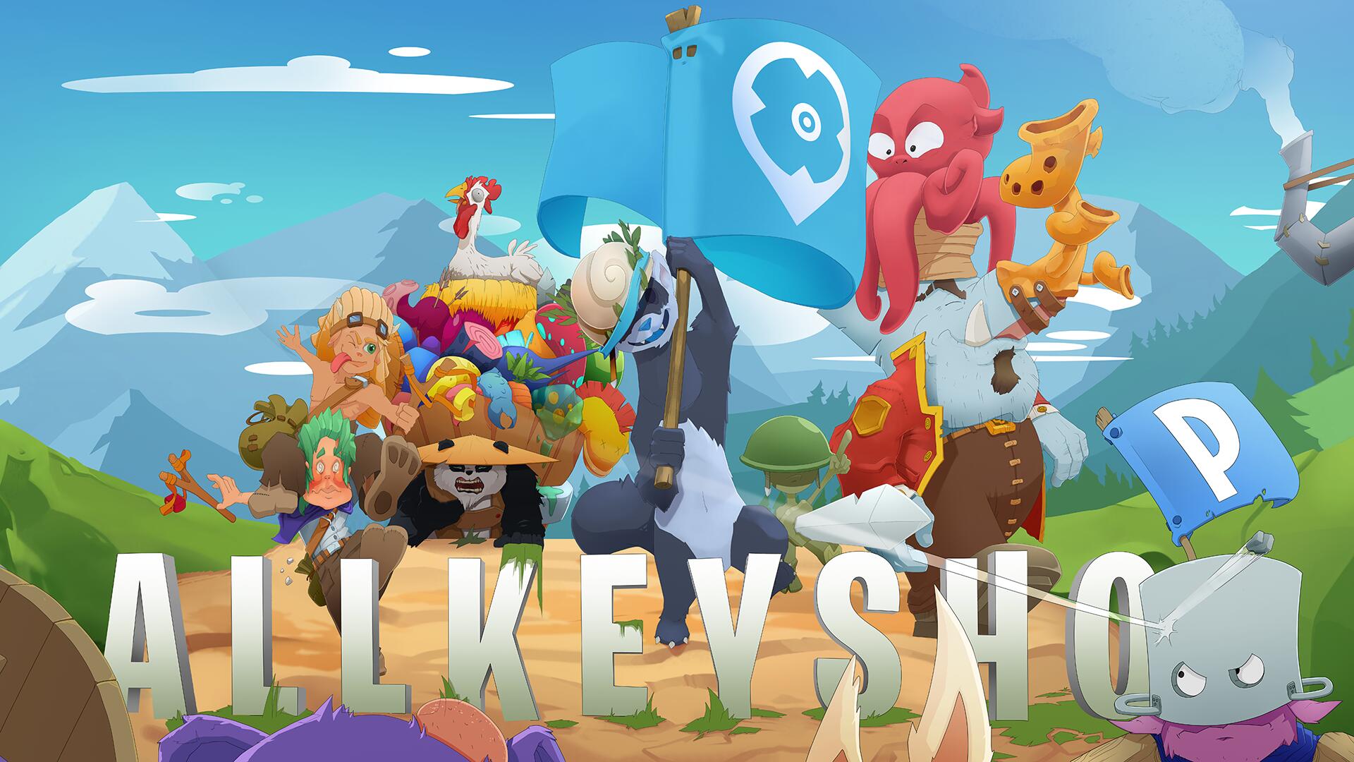 Discovery splash banner for Allkeyshop.com Discord server