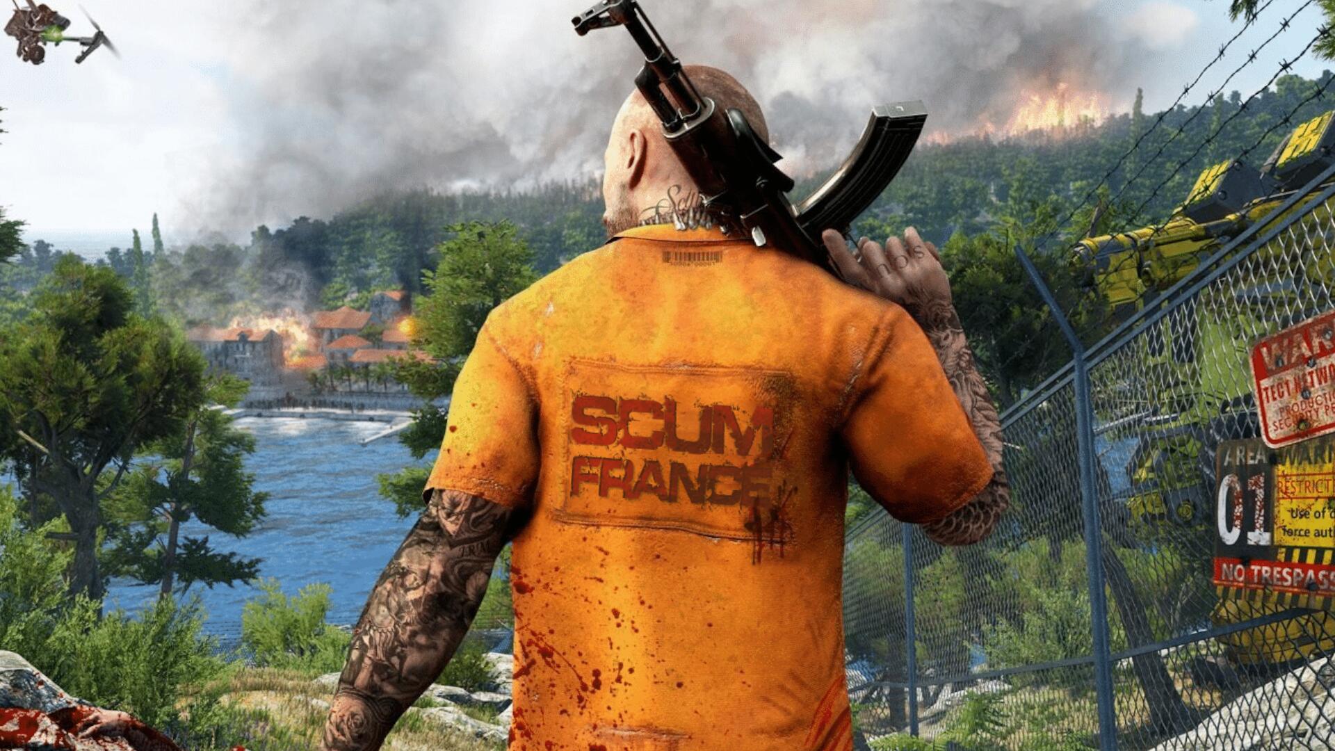 Discovery splash banner for SCUM France Discord server