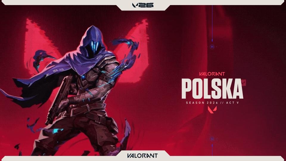 Discovery splash banner for VALORANT Polska Discord server
