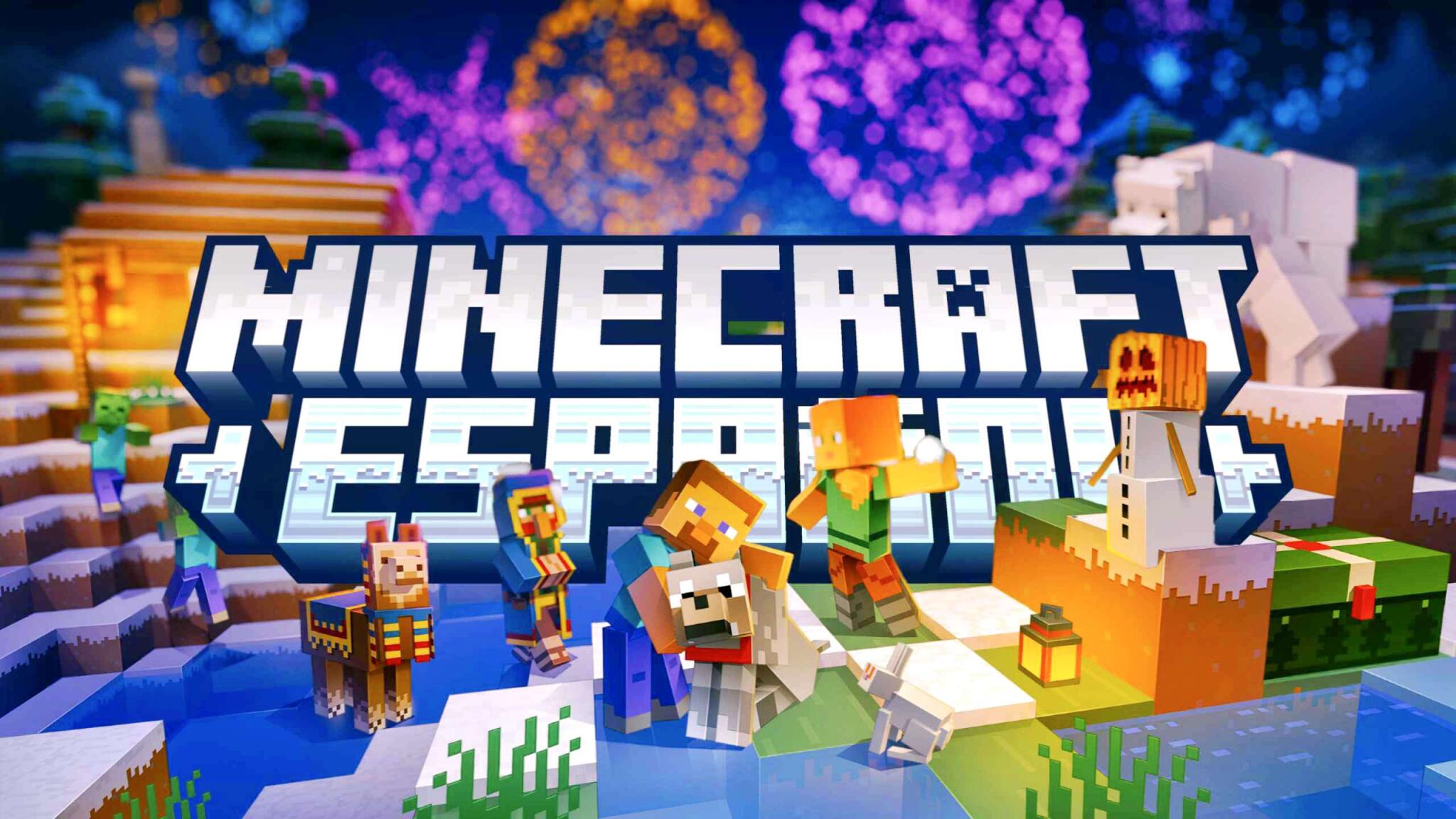 Discovery splash banner for MINECRAFT ESPAÑOL Discord server