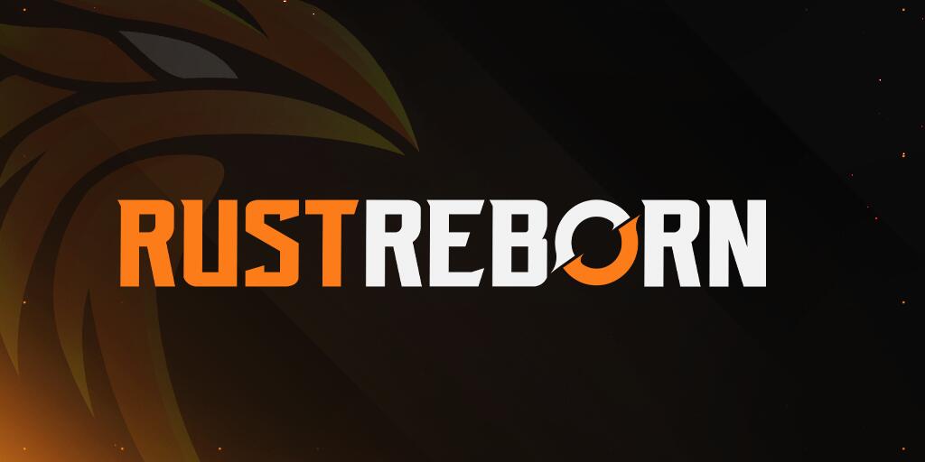 Discovery splash banner for RustReborn.gg Discord server