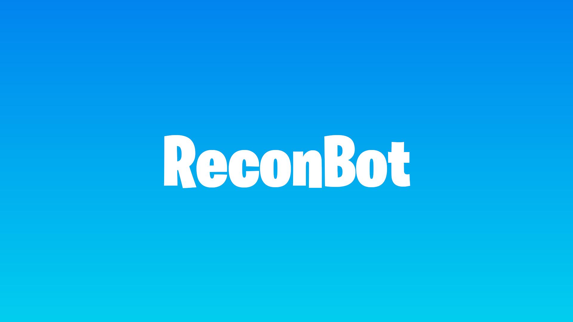 Discovery splash banner for ReconBot Discord server