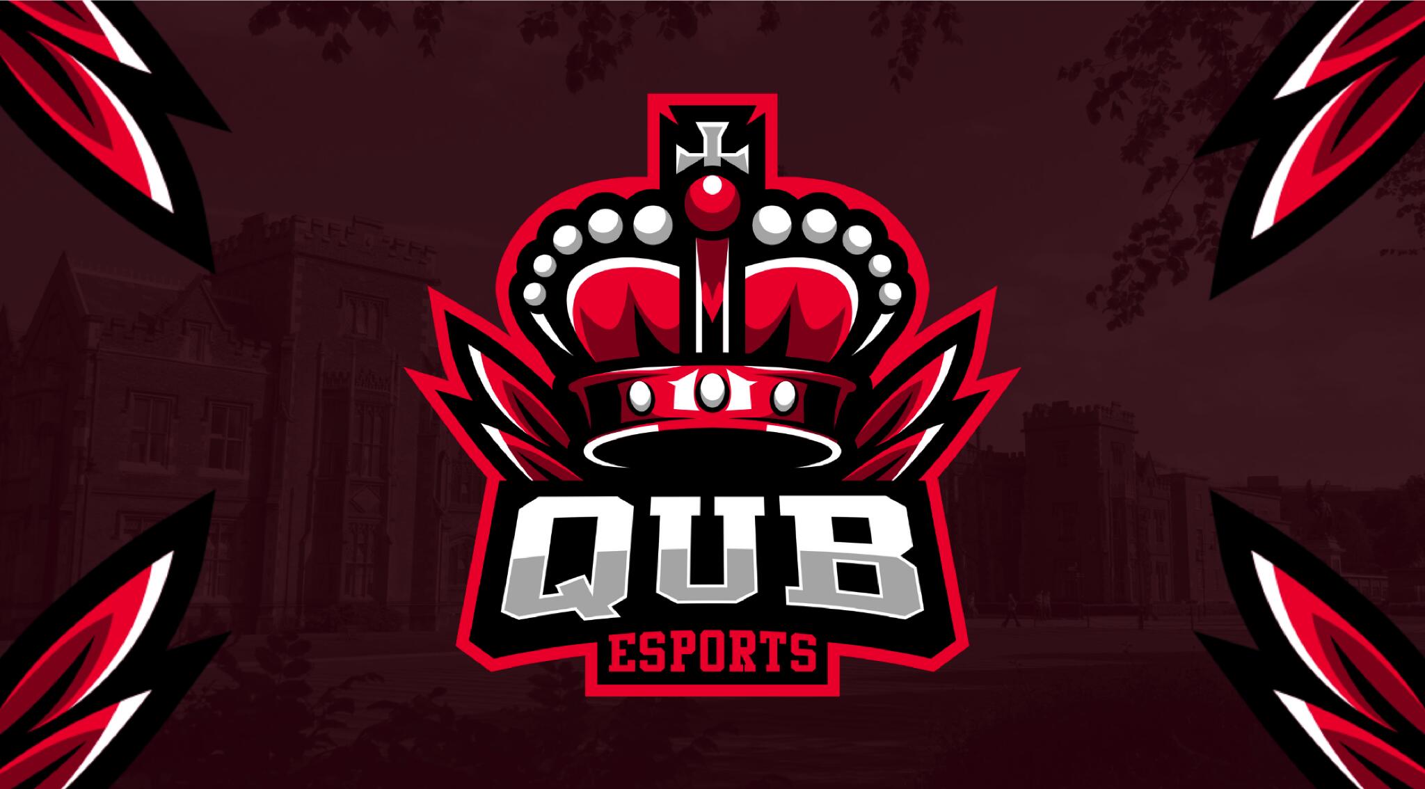 Discovery splash banner for QUB Esports Discord server