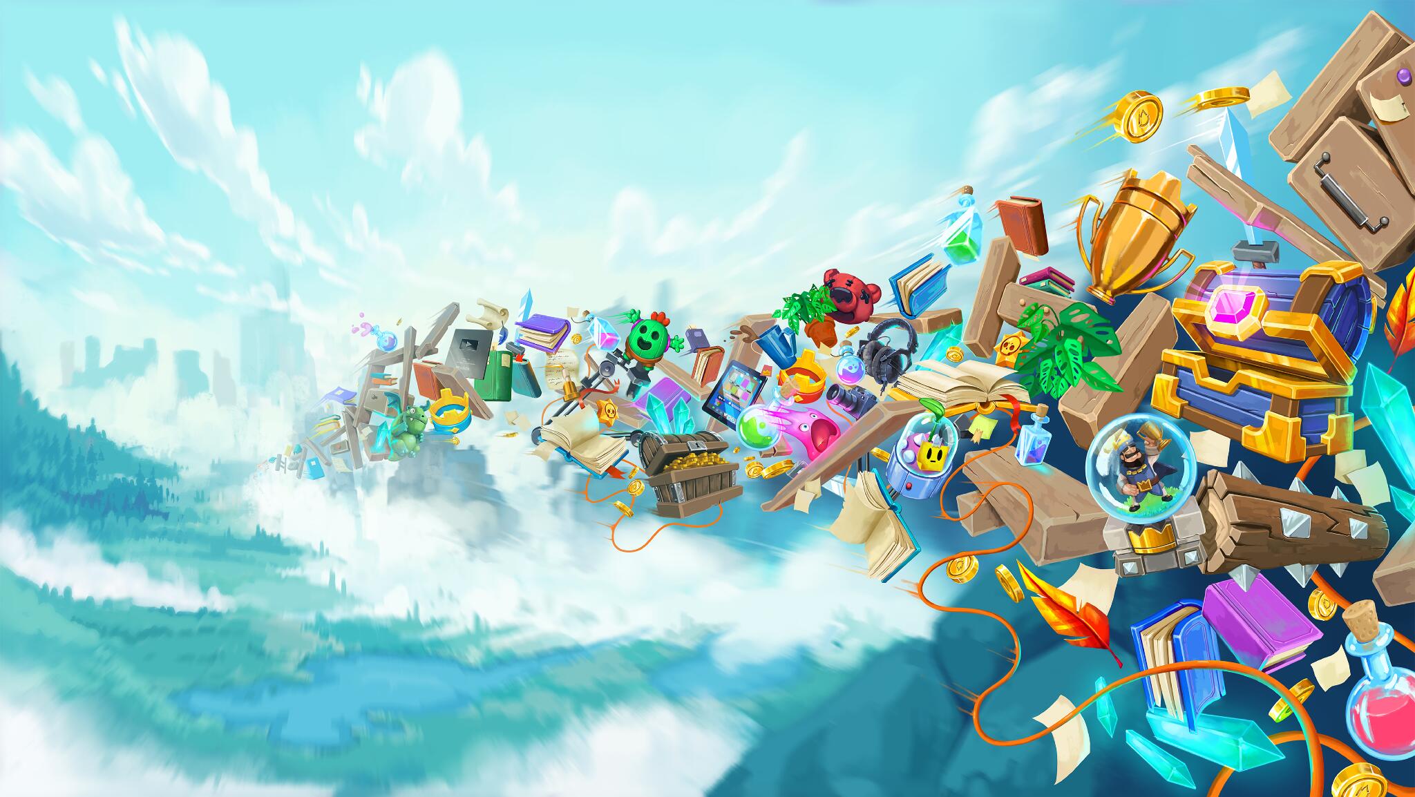 Discovery splash banner for Ashtax Discord server