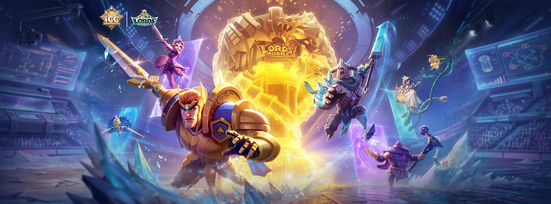 Discovery splash banner for Lords Mobile IT Discord server