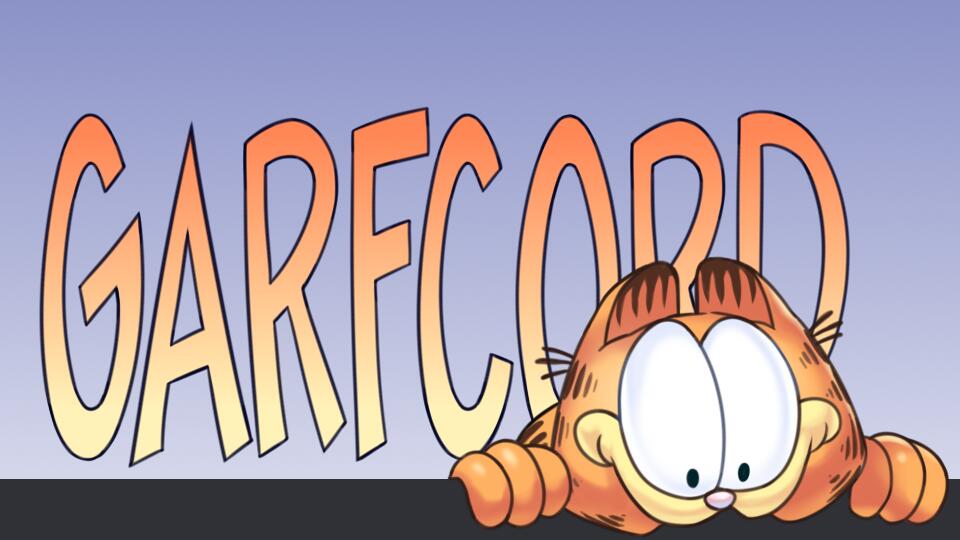 Discovery splash banner for Garfcord Discord server