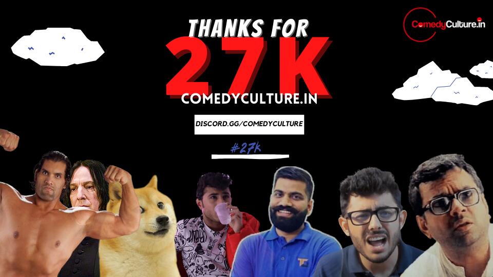Discovery splash banner for ComedyCulture.in Discord server