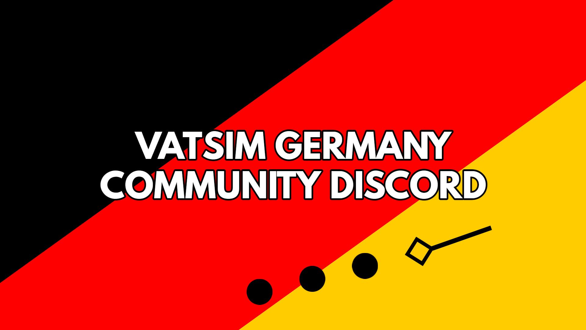 Discovery splash banner for VATSIM Germany Community Discord server