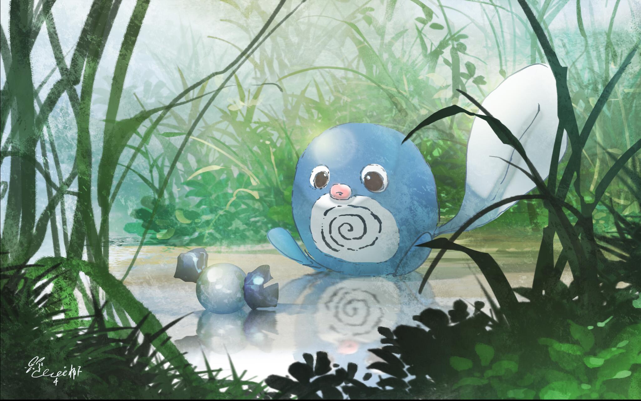 Discovery splash banner for Poliwag's Palace Discord server