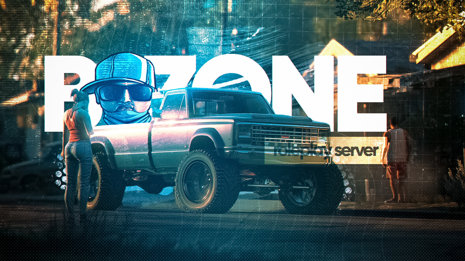 Discovery splash banner for B-Zone - GTA5.ro RolePlay Discord server