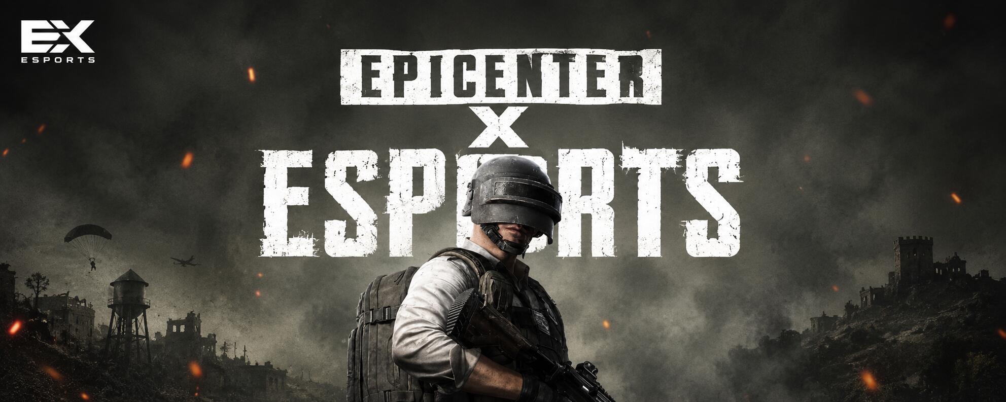 Discovery splash banner for Epicenter X Esports Discord server