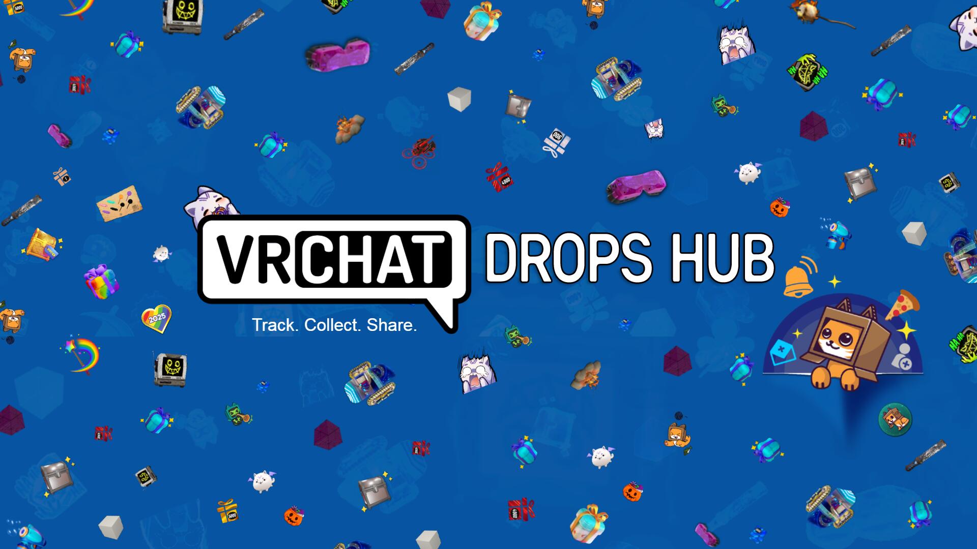 Discovery splash banner for VRChat Drops Hub Discord server