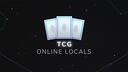 Discovery splash banner for TCG Online Locals Discord server