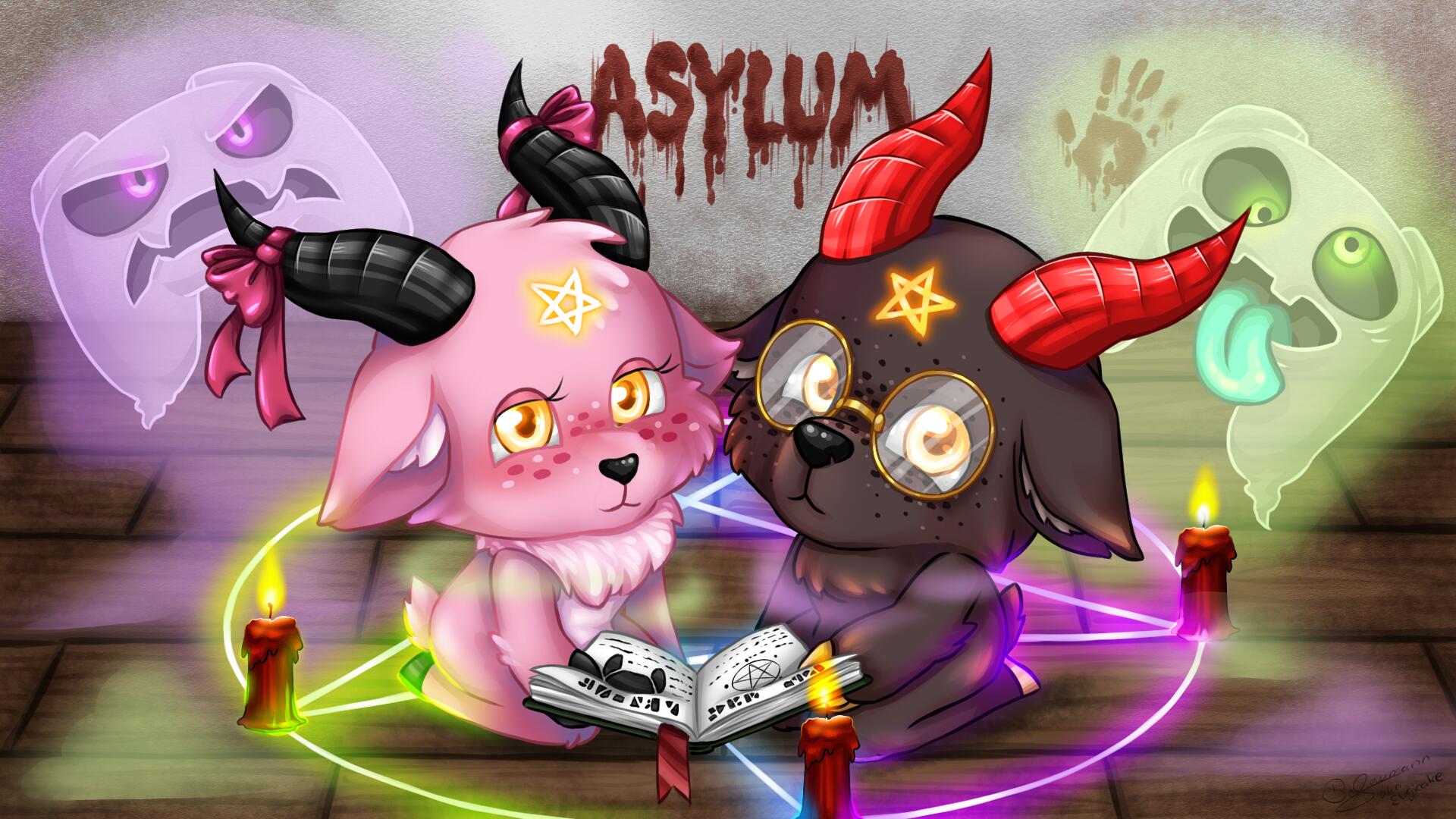 Discovery splash banner for Asylum Discord server