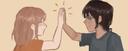 Discovery splash banner for Bored Teens Discord server