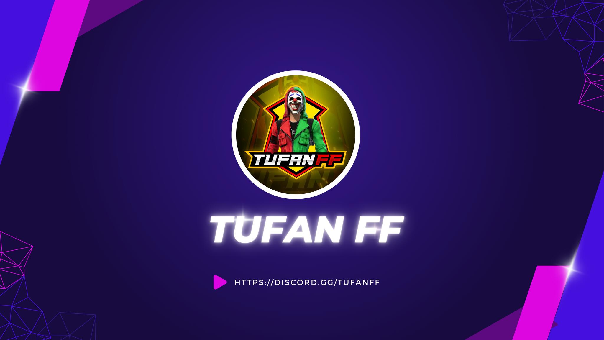 Discovery splash banner for TUFAN FF Discord server