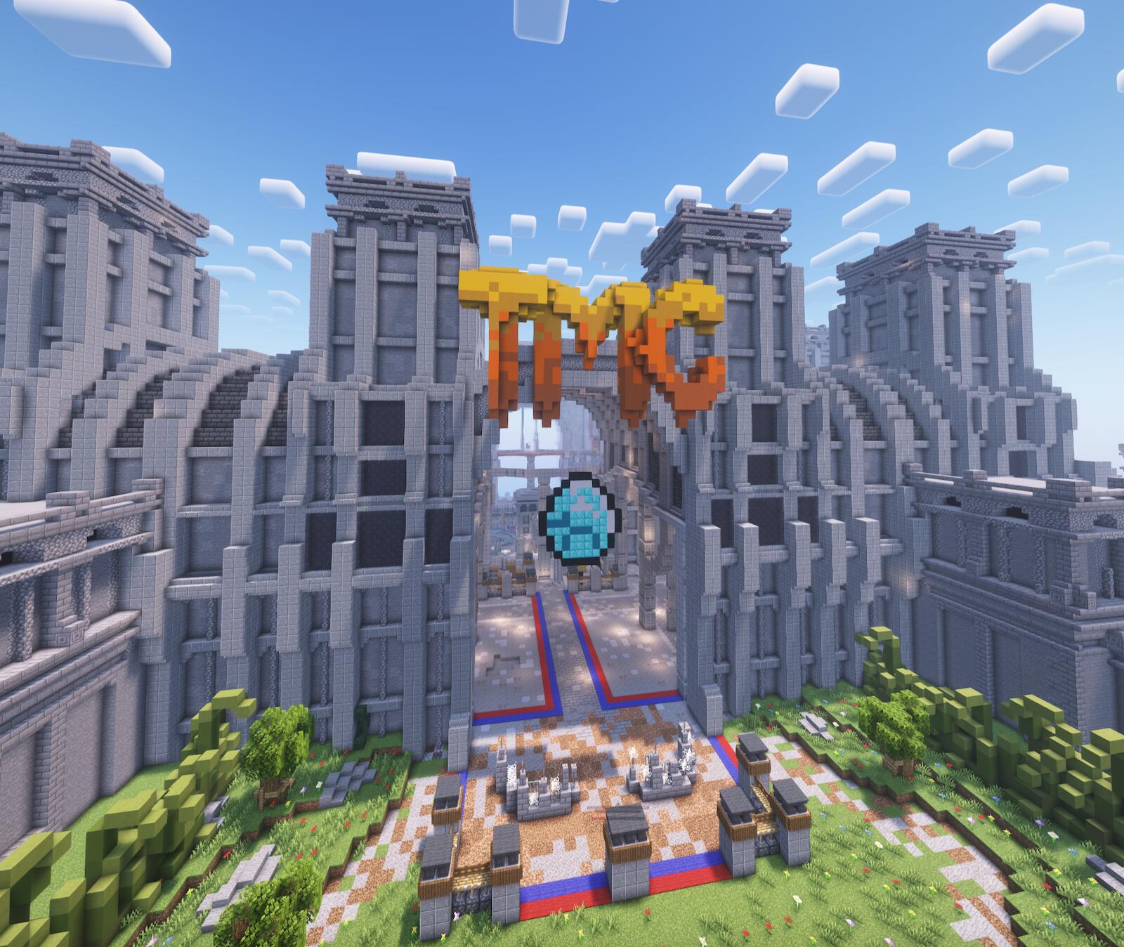 Discovery splash banner for TrappedMC | Classic Prison Discord server