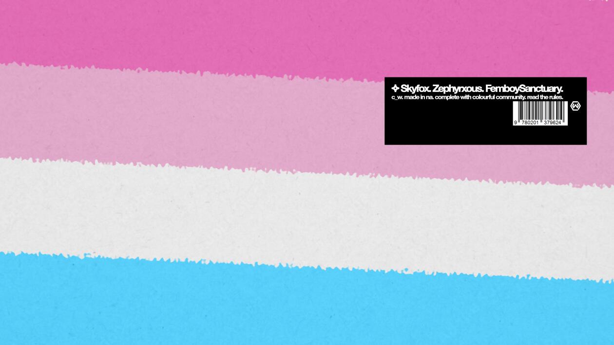 Discovery splash banner for Femboy Sanctuary Discord server